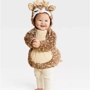 Baby Fawn Halloween Costume Pullover Top Hyde & EEK! Boutique 6-12 Month